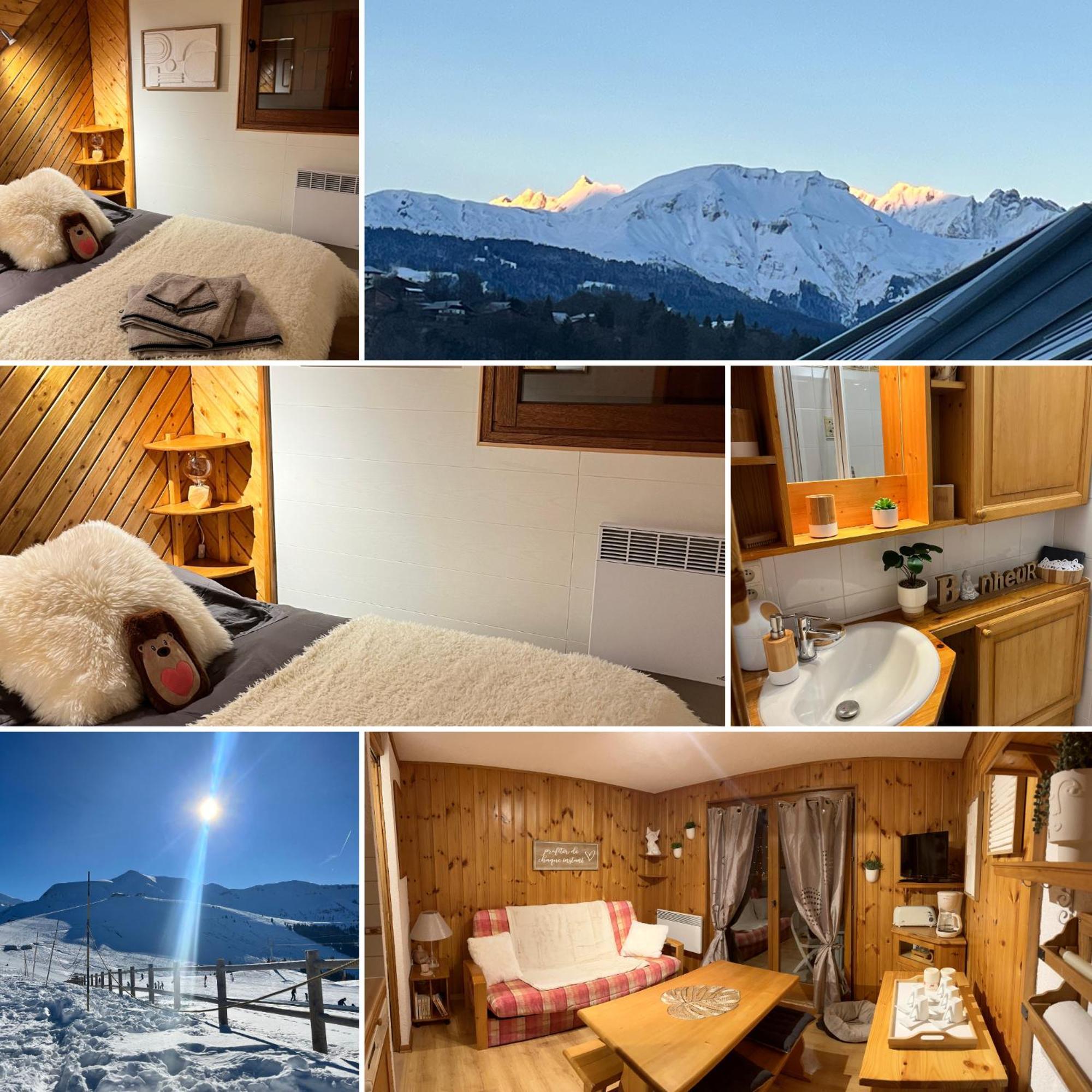 Ski Ou Thermes? Un Appt Cabine Avec Vue Magnifique Saint-Gervais-les-Bains Exterior foto